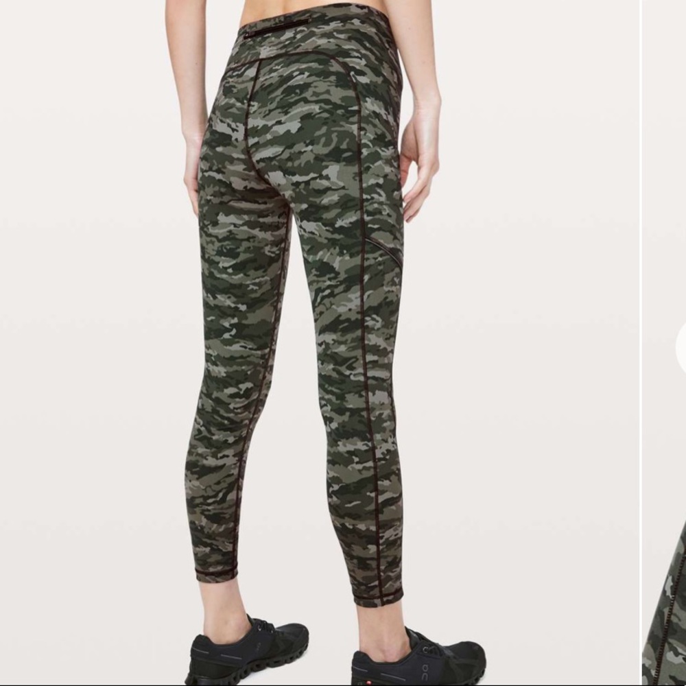 Lulu🍋 Camo Speed Ups 7/8 Evergreen Camo Green Multi size 6